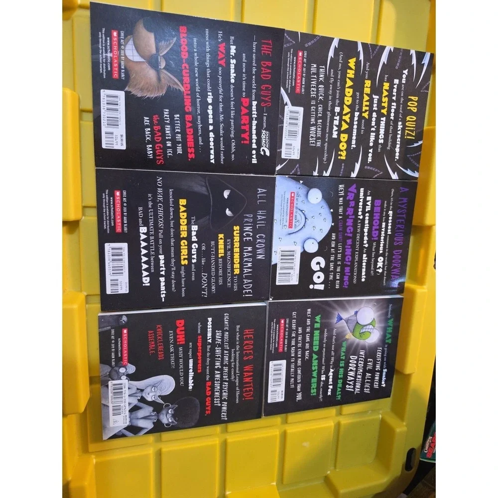 Lot‎ of 6 The Bad Guys Books, 8, 10, 11, 12, 13, 14